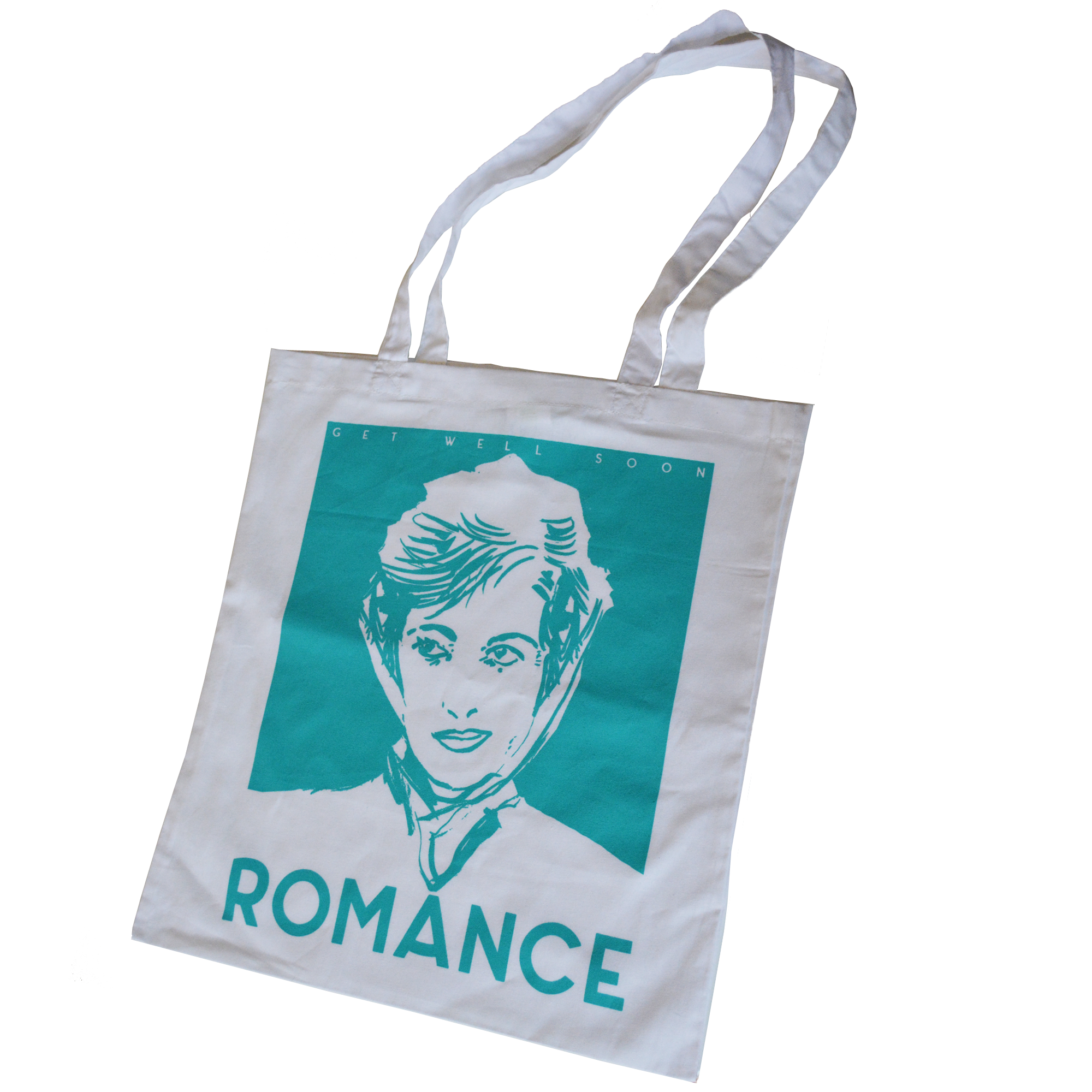 Produktbild für Jutebeutel "Romance" Weiß