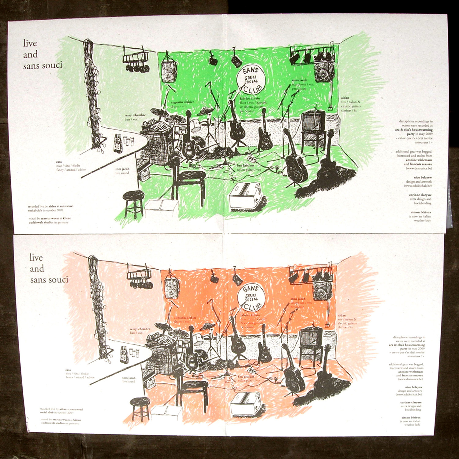 Thumbnail 2 von live and sans souci VINYL