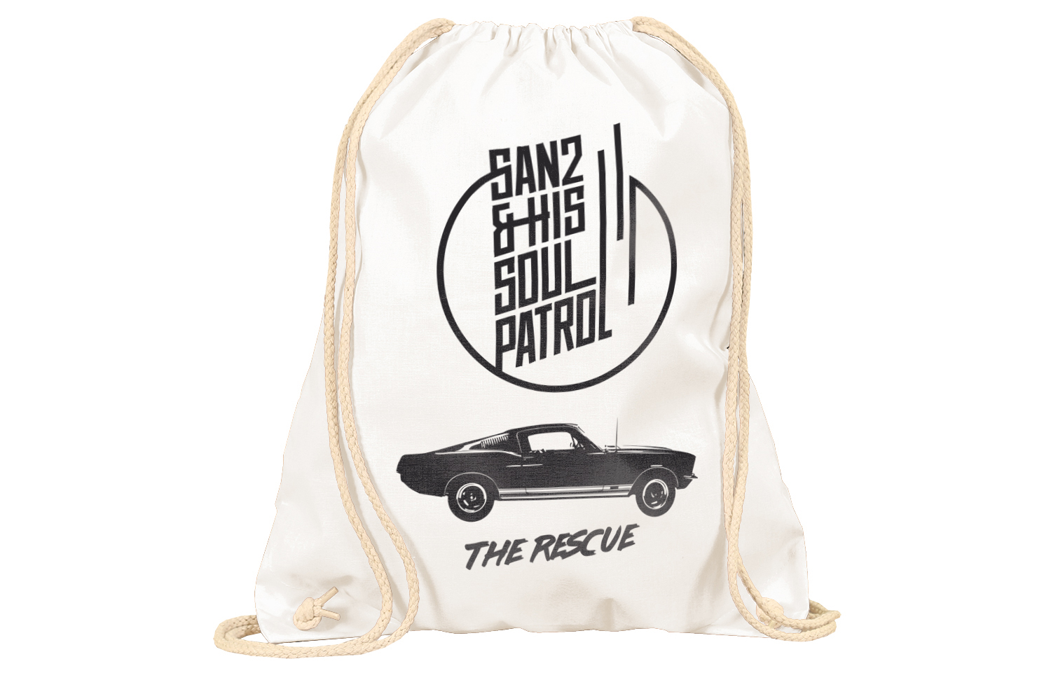 Produktbild für HIS SOUL PATROL - GYM BAG - SAN2 STRIPES WHITE