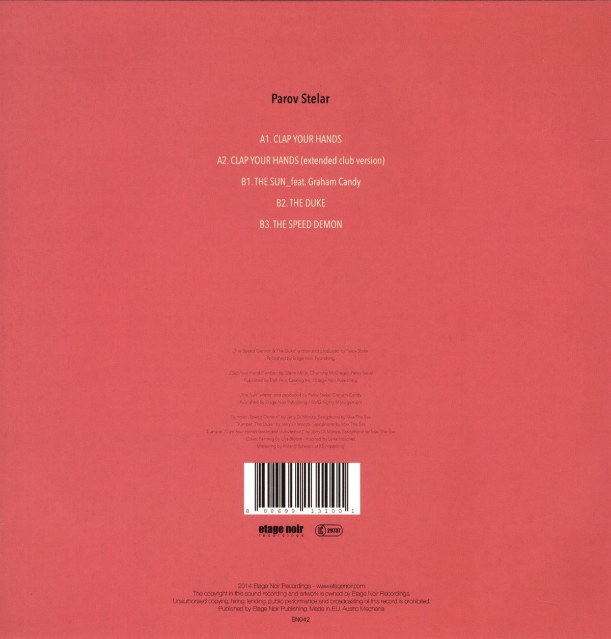 Thumbnail 2 von PAROV STELAR - Clap Your Hands EP (Vinyl)