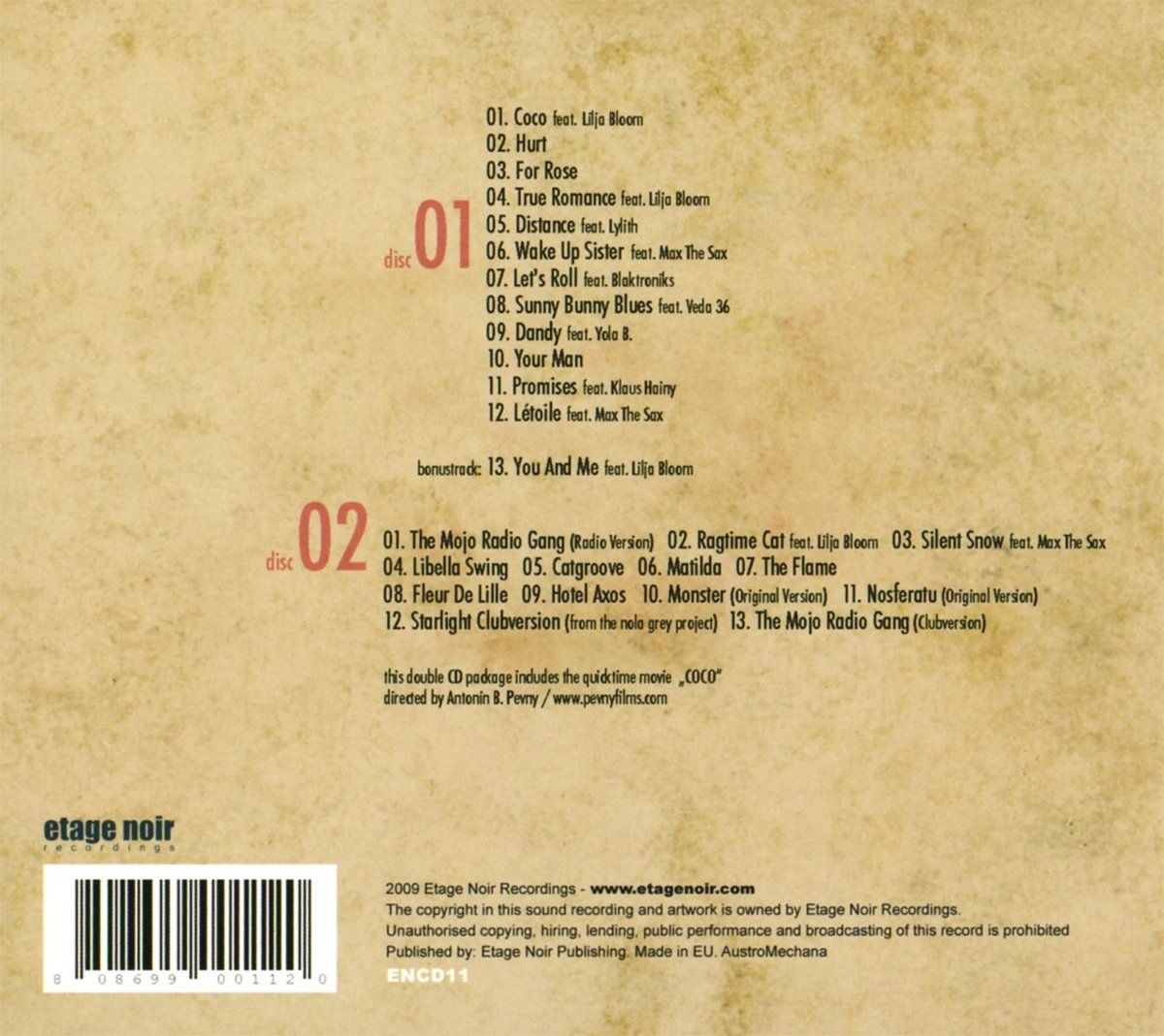 Thumbnail 2 von PAROV STELAR - Coco (2xCD)