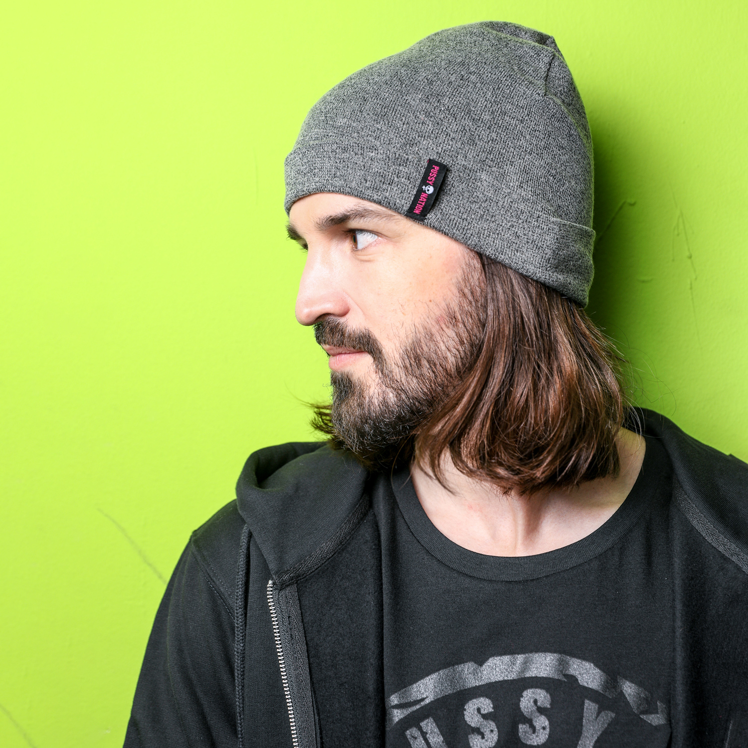 Produktbild für Carolin Kebekus - Beanie mit PussyNation Loop-Label, grau