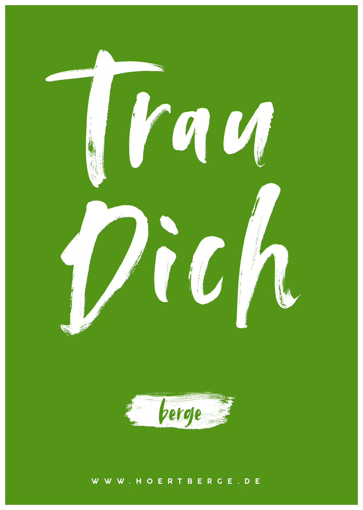 Hauptbild von Postkarte „Trau Dich“
