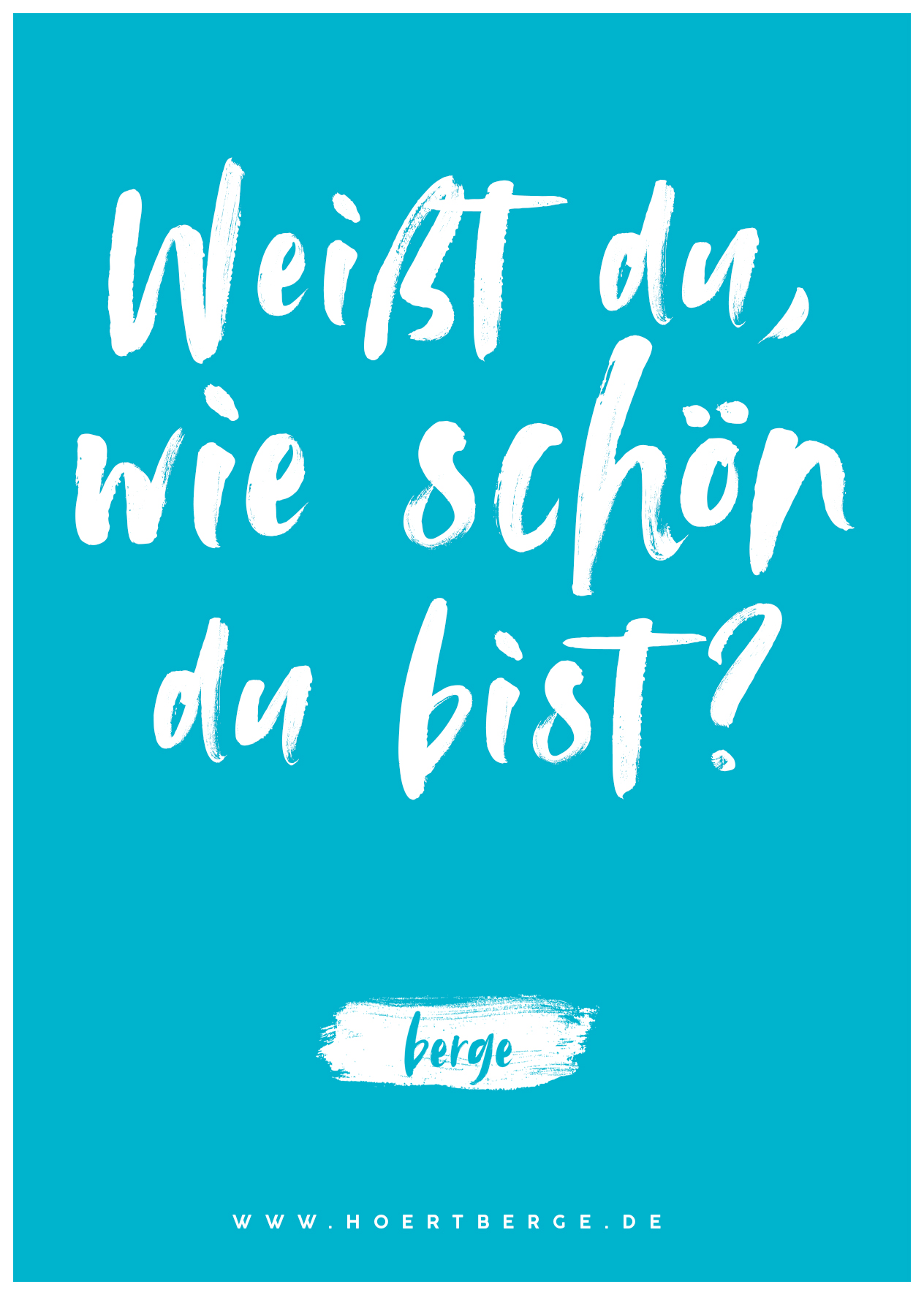 Hauptbild von Postkarte „Weißt du, wie schön du bist ?“