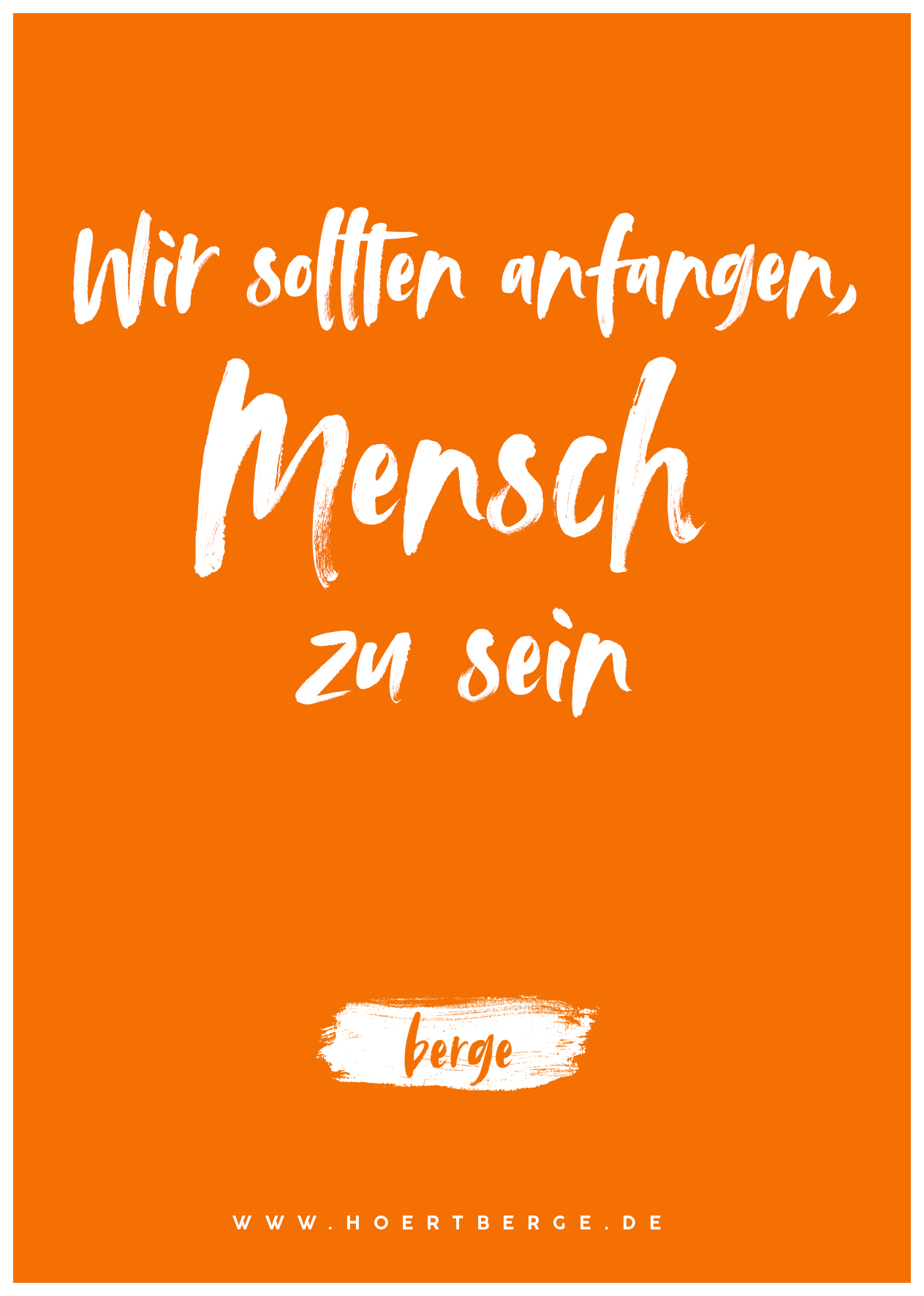 Hauptbild von Postkarte „Wir sollten anfangen Mensch zu sein“