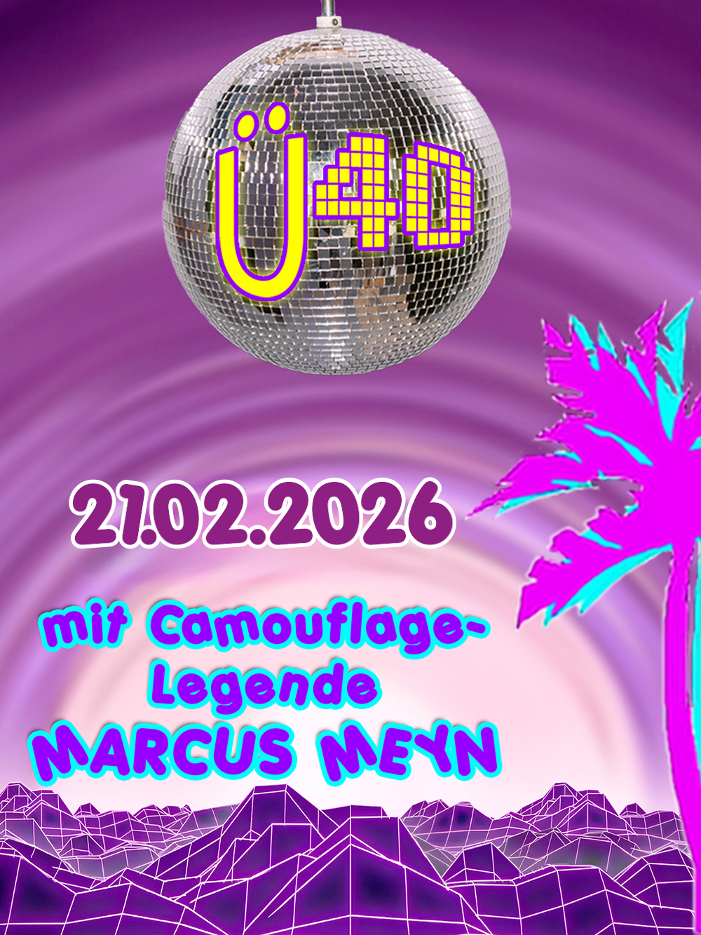 Veranstaltungsbild für Ü40 Party  