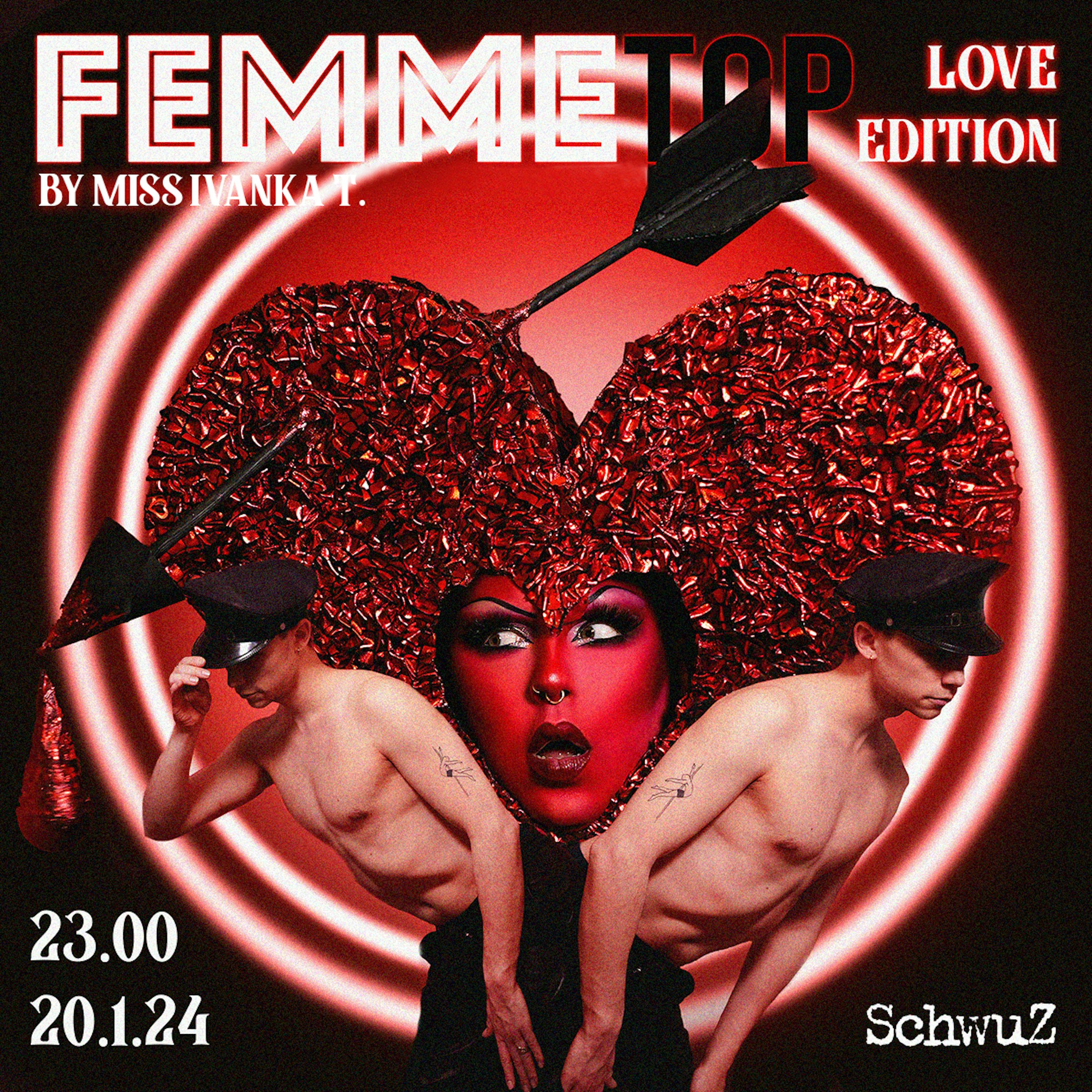 Berlin Club | Top | T. für Miss | ab Jan. Femme Tickets 19,00 20. Queer by Ivanka € Sa, @ SchwuZ