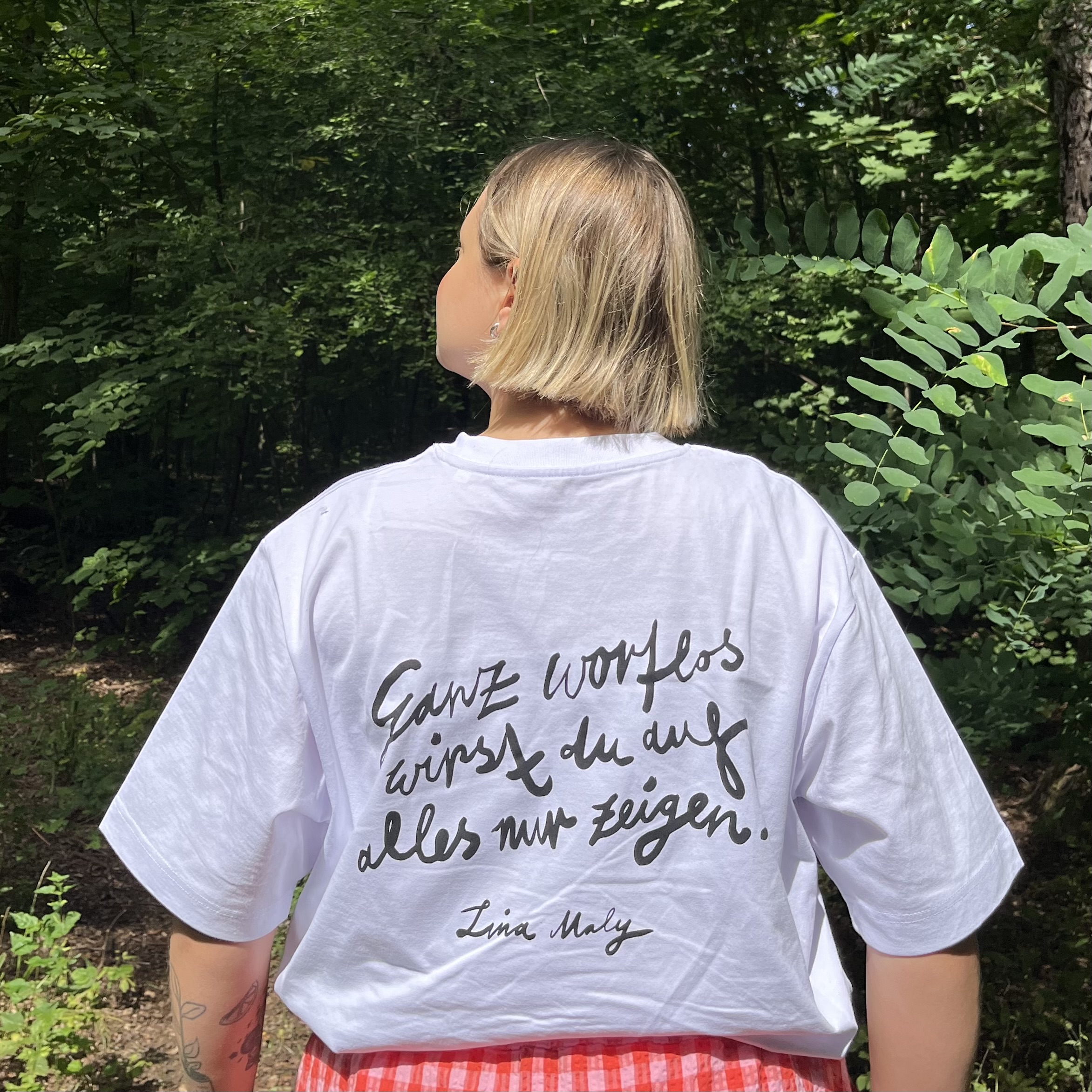 Thumbnail 2 von Shirt „Als du gingst“ Front & Back Druck