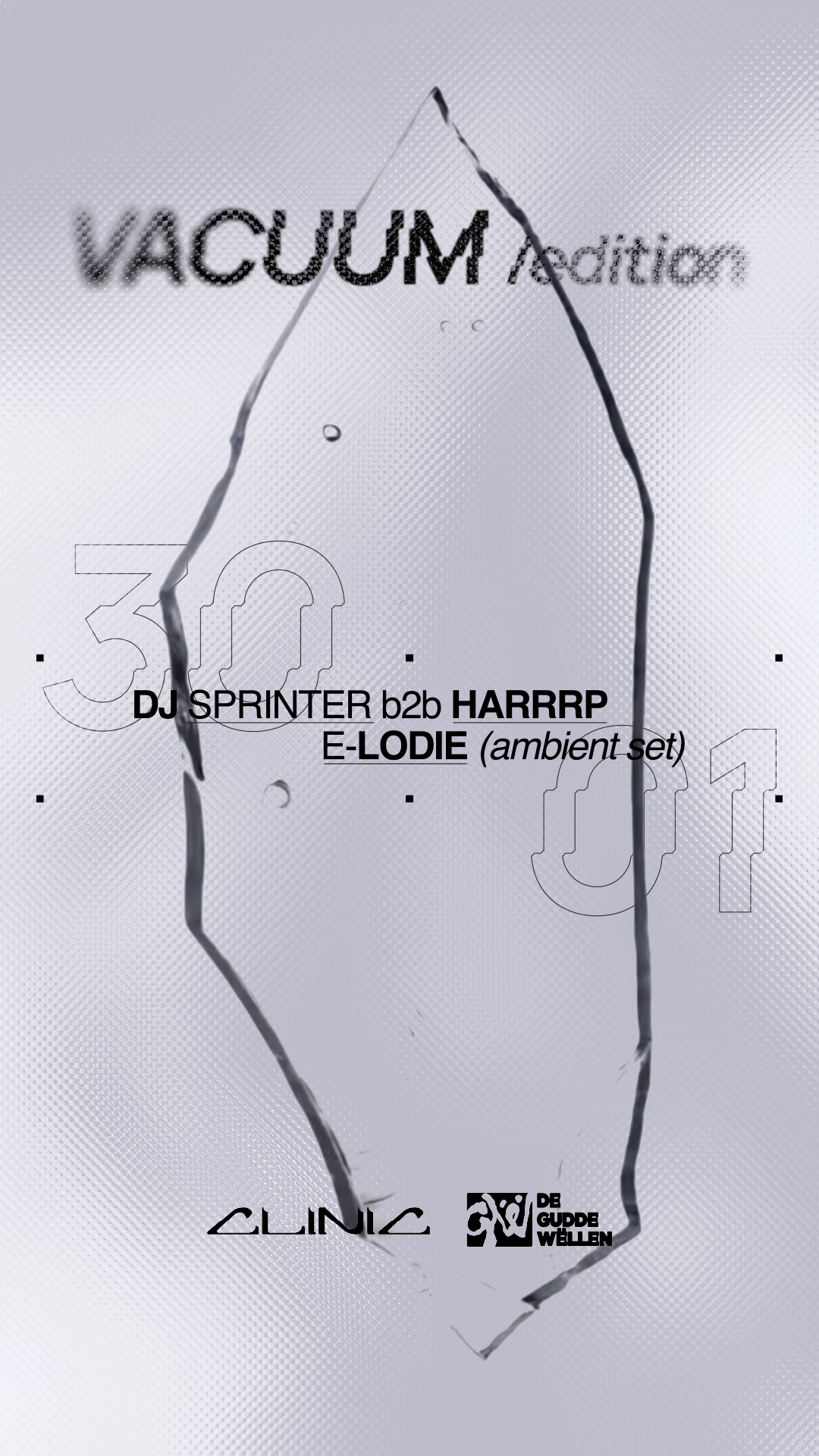 Veranstaltungsbild für CLINIC TAKEOVER - VACUUM edition at De Gudde Wëllen