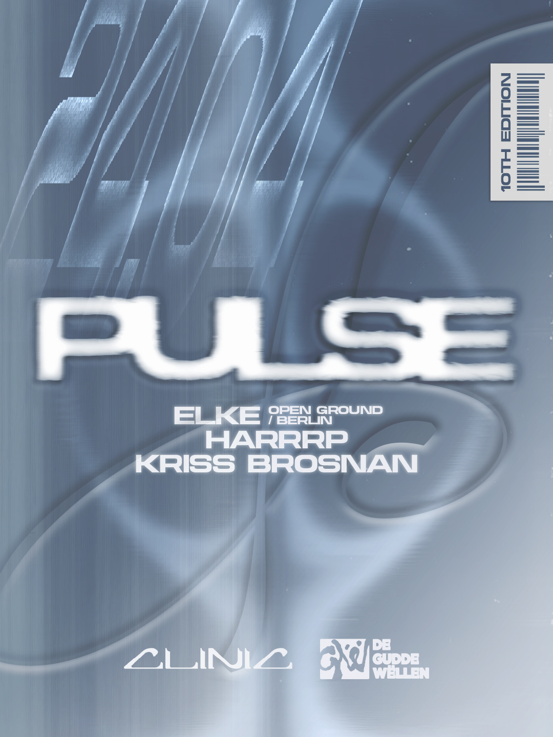 Veranstaltungsbild für CLINIC PARTY: PULSE EDITION at De Gudde Wëllen
