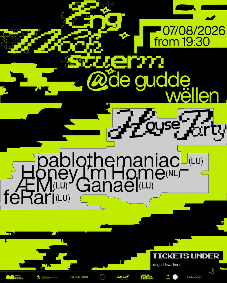 Veranstaltungsbild für ENG WOCH STUERM | House Party