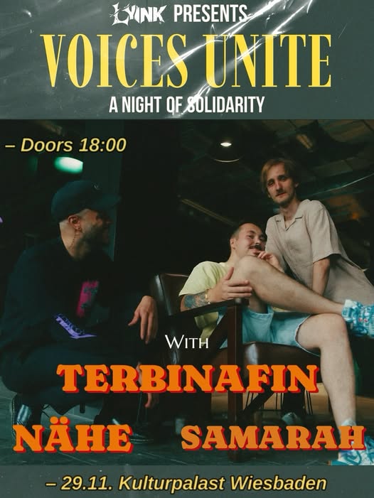 Veranstaltungsbild für VOICES UNITE - A Night of Solidarity