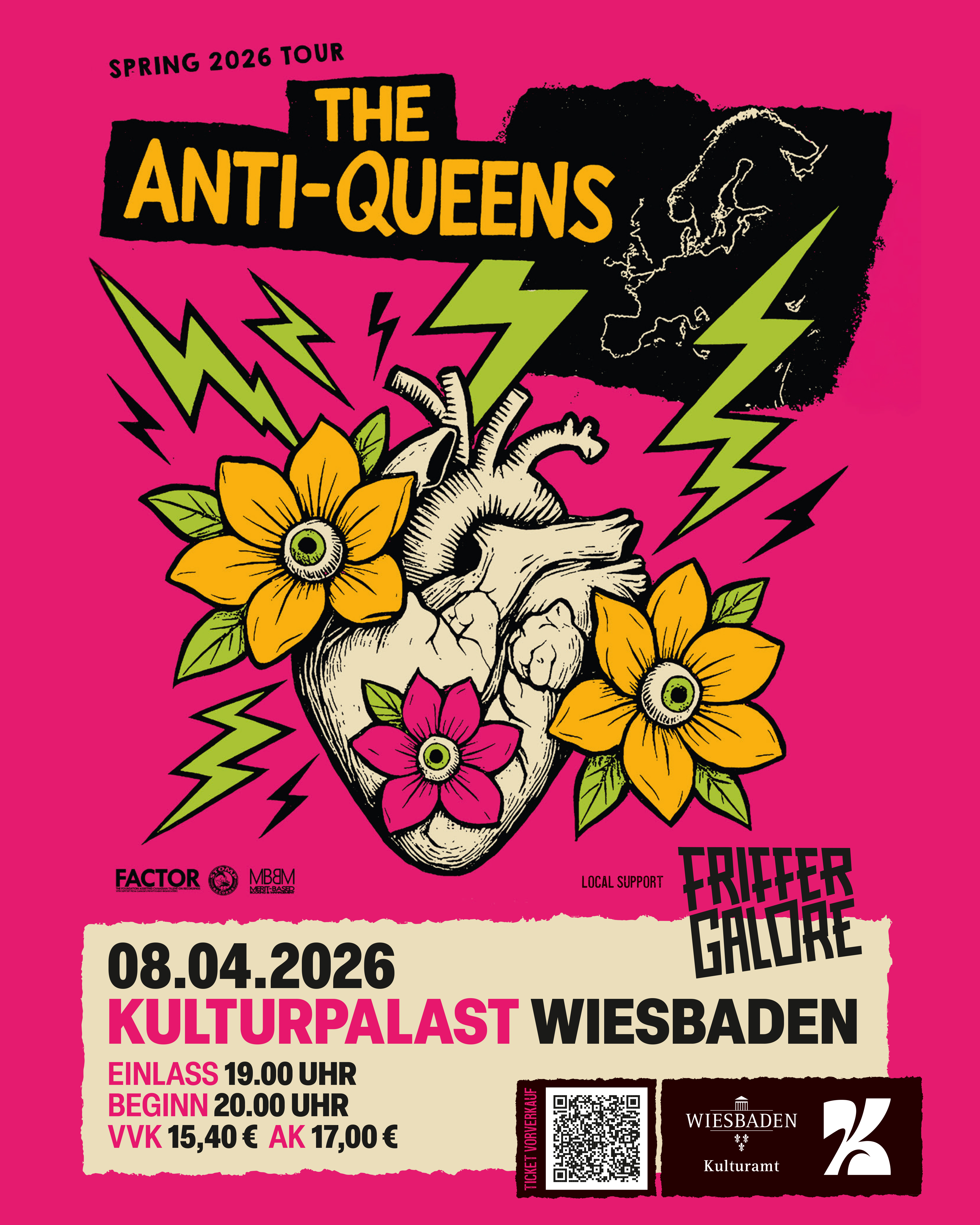 Veranstaltungsbild für The Anti Queens (CAN) + Friffer Galore (DE)