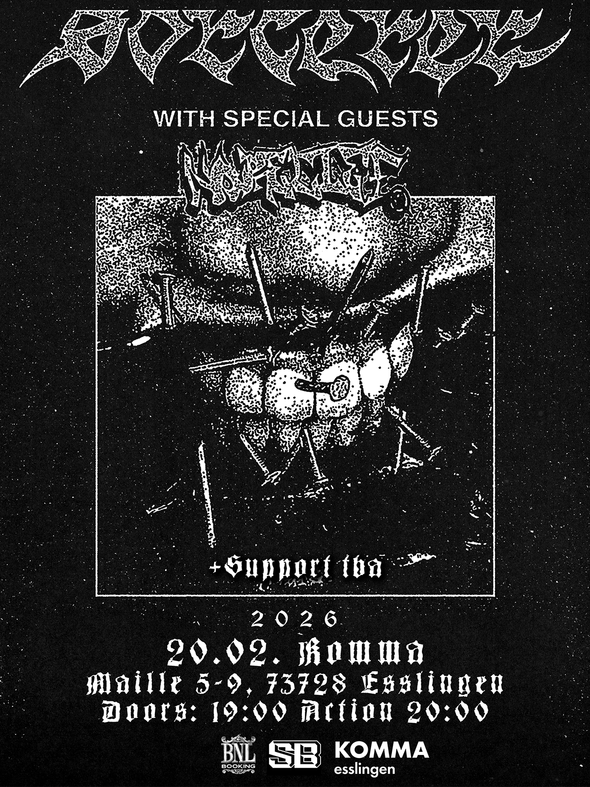 Veranstaltungsbild für Sorcerer (FRA) + No Relief (UK) + tba (HC)