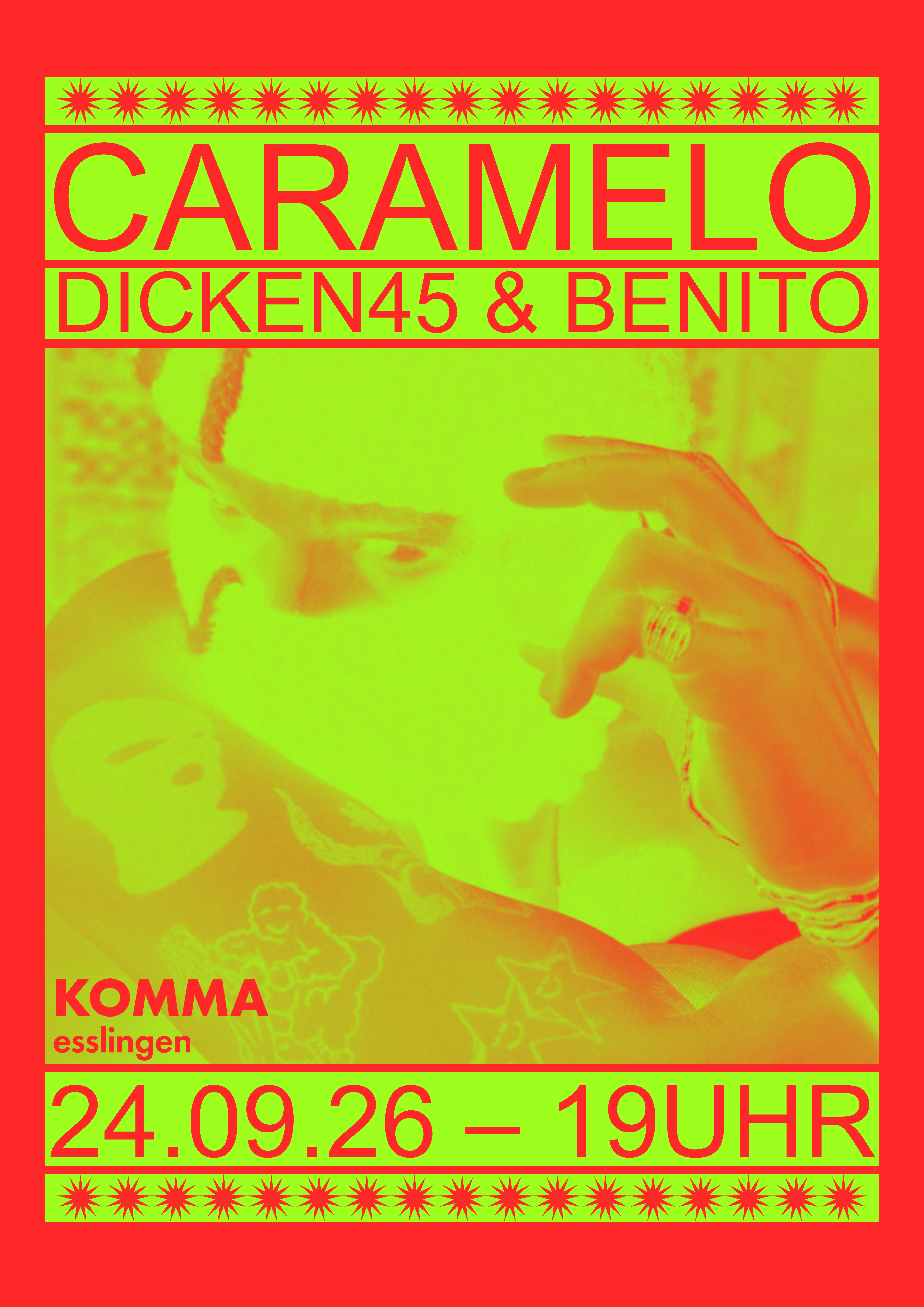 Veranstaltungsbild für Caramelo + Dicken 45 & Benito | KOMMA esslingen