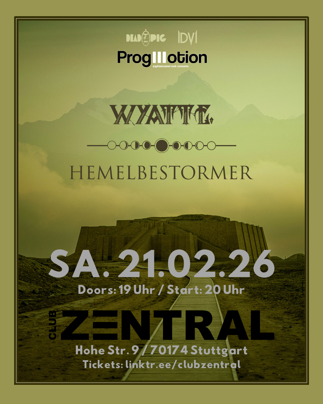 Veranstaltungsbild für ProgMotion: WYATT E. & HEMELBESTORMER