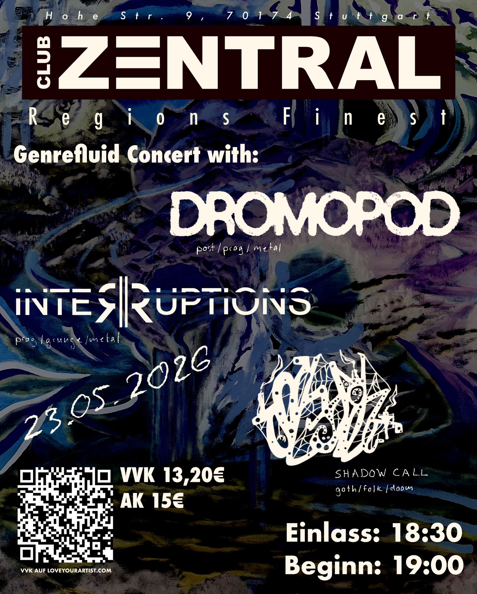 Veranstaltungsbild für Region´s Finest: DROMOPOD | INTERRUPTIONS | SHADOW CALL