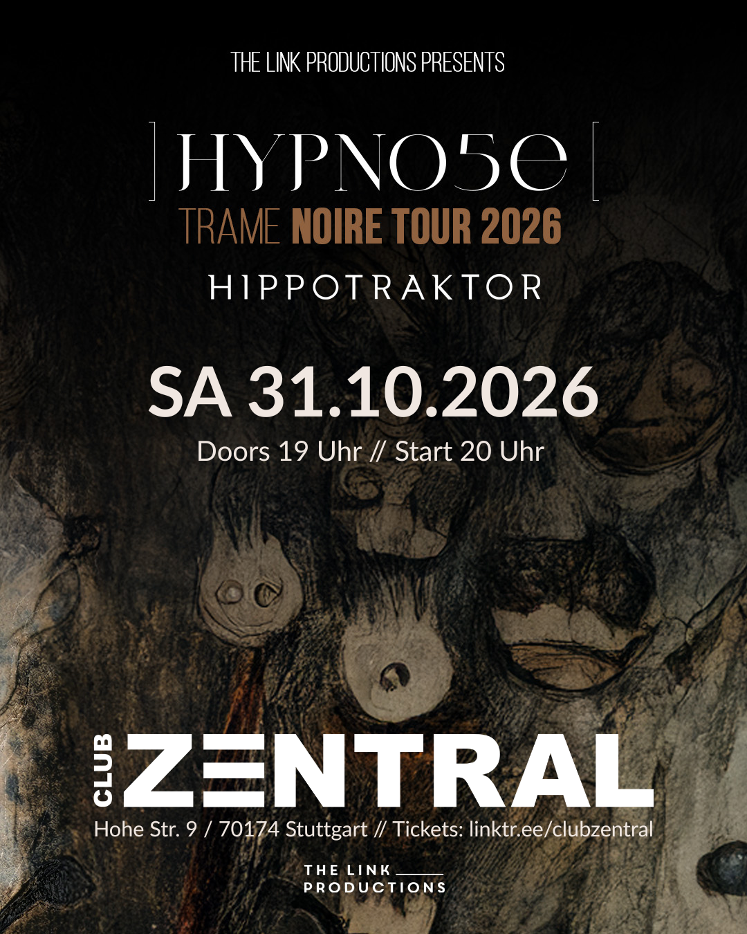 Veranstaltungsbild für ProgMotion: HYPNO5E | Support: HIPPOTRAKTOR