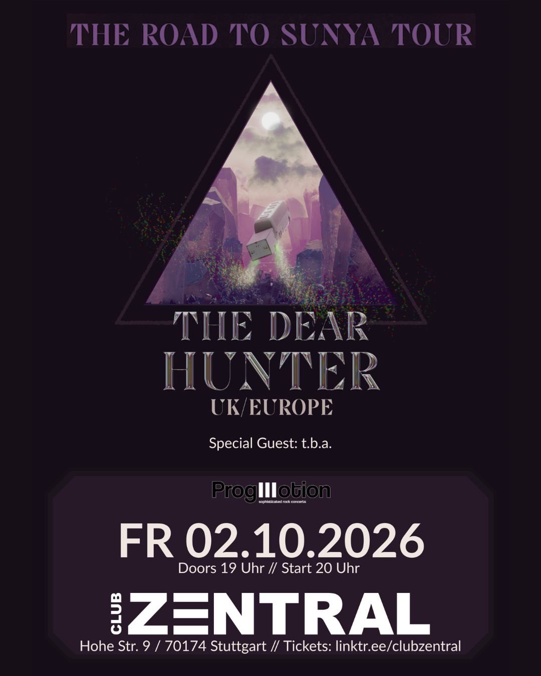 Veranstaltungsbild für ProgMotion: THE DEAR HUNTER | Support: t.b.a.