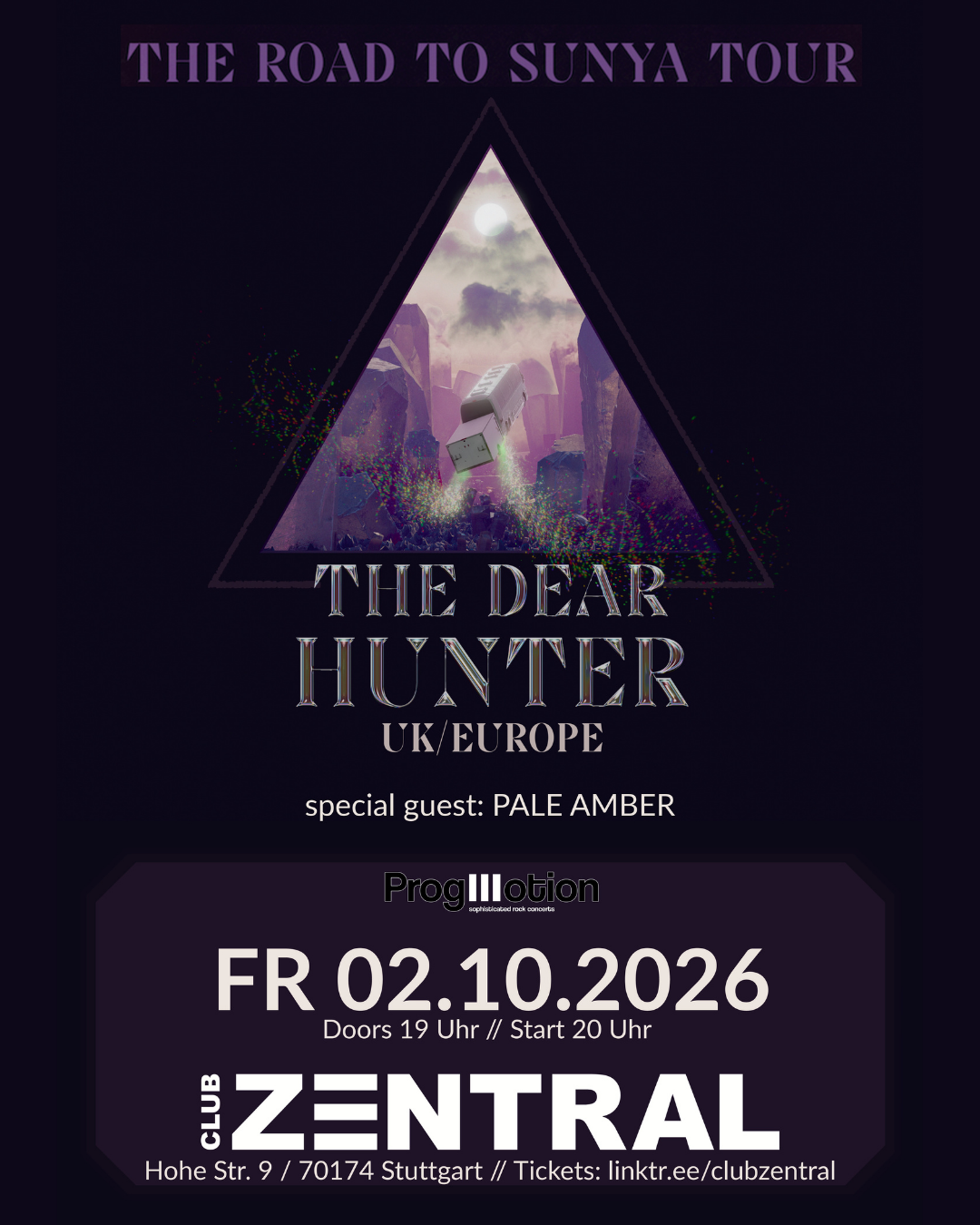 Veranstaltungsbild für ProgMotion: THE DEAR HUNTER | Support: PALE AMBER