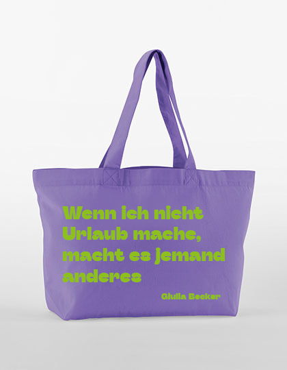 Produktbild für Shopper - violett