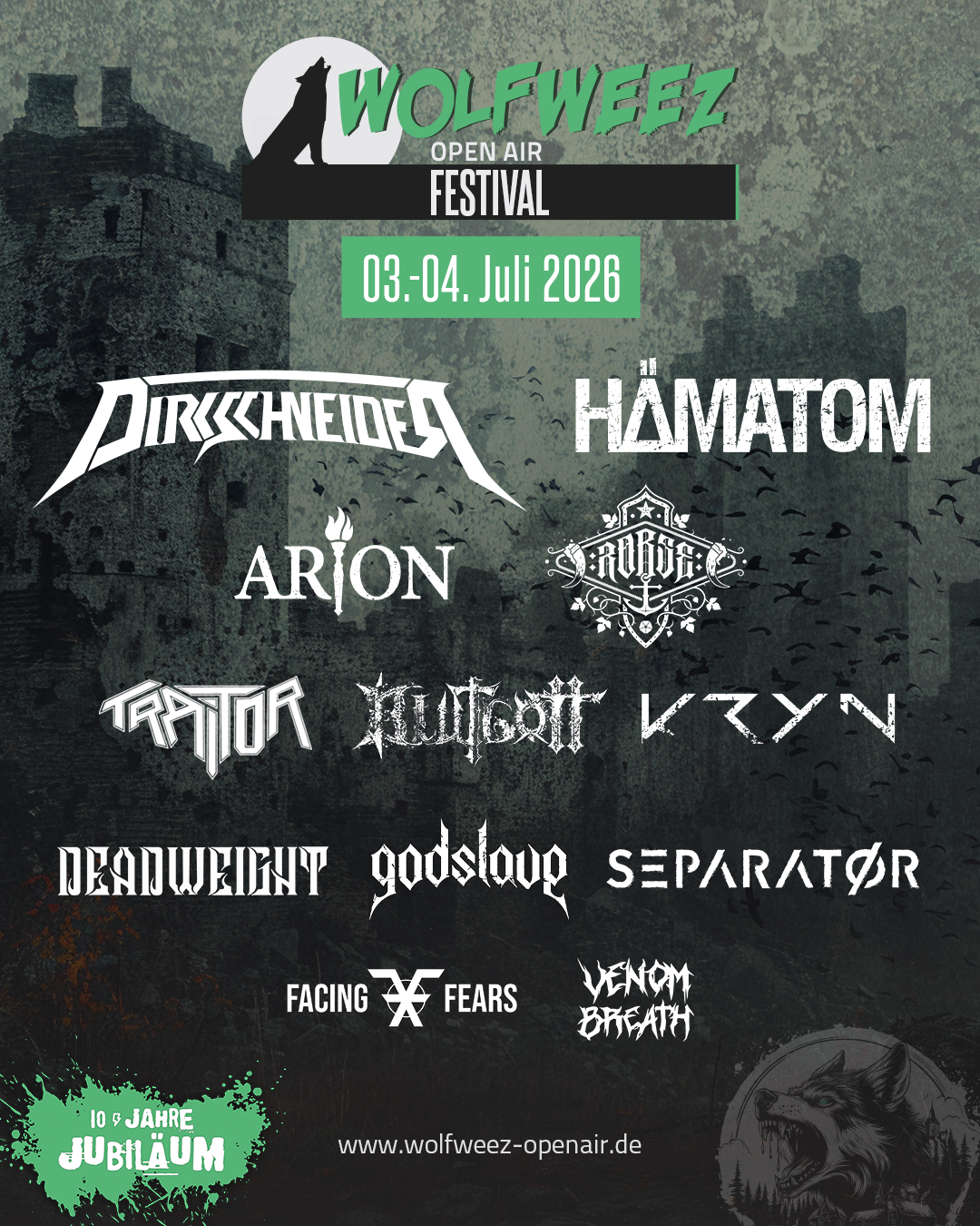 Veranstaltungsbild für WOLFWEEZ OpenAir Festival
