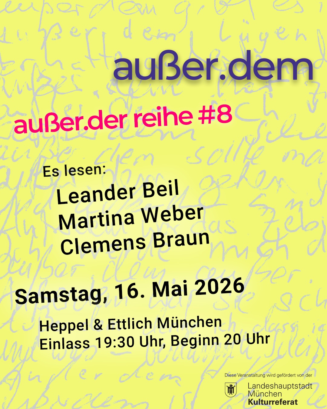 Veranstaltungsbild für außer.der reihe #8