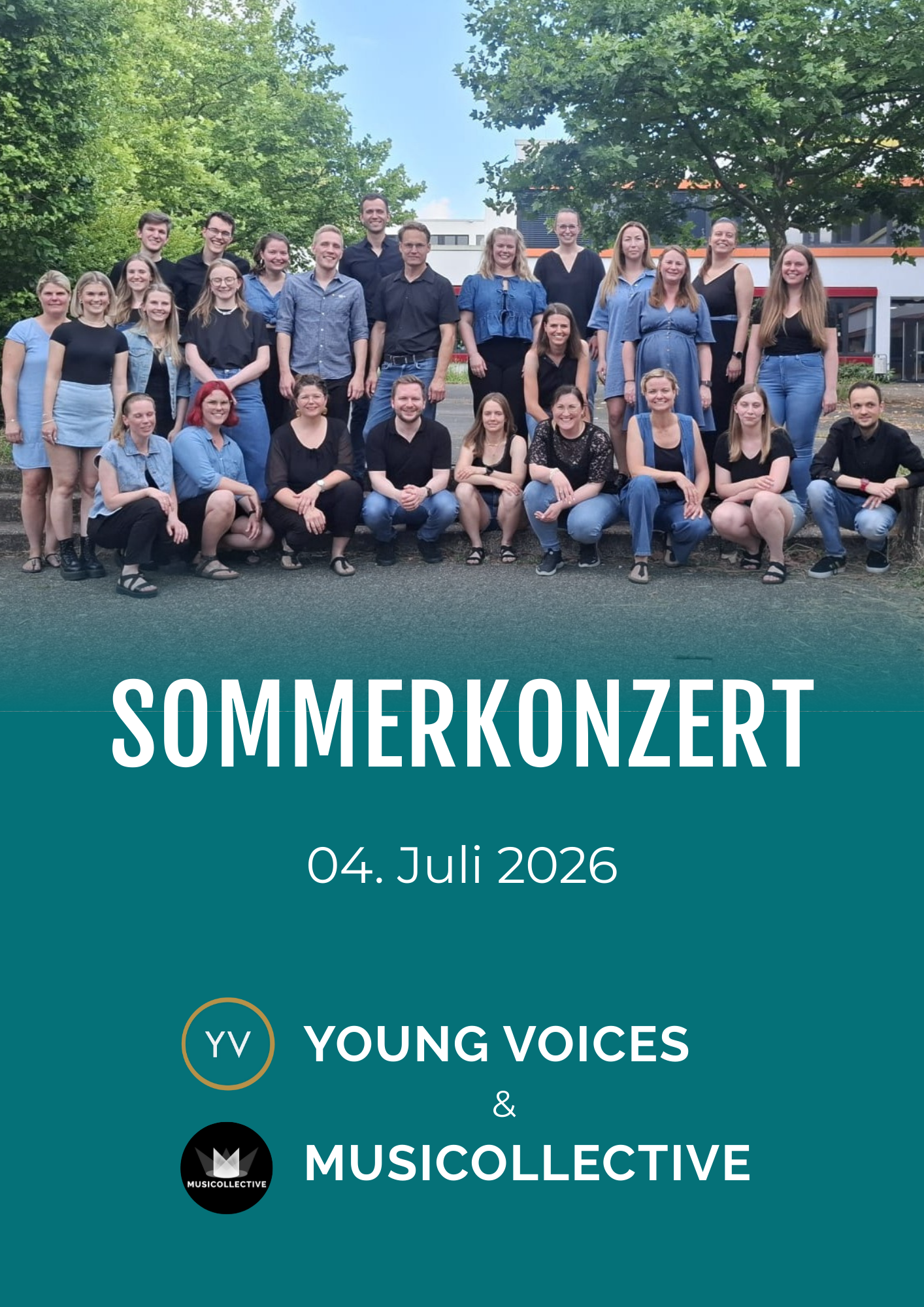 Veranstaltungsbild für Sommerkonzert - Young Voices & Musicollective