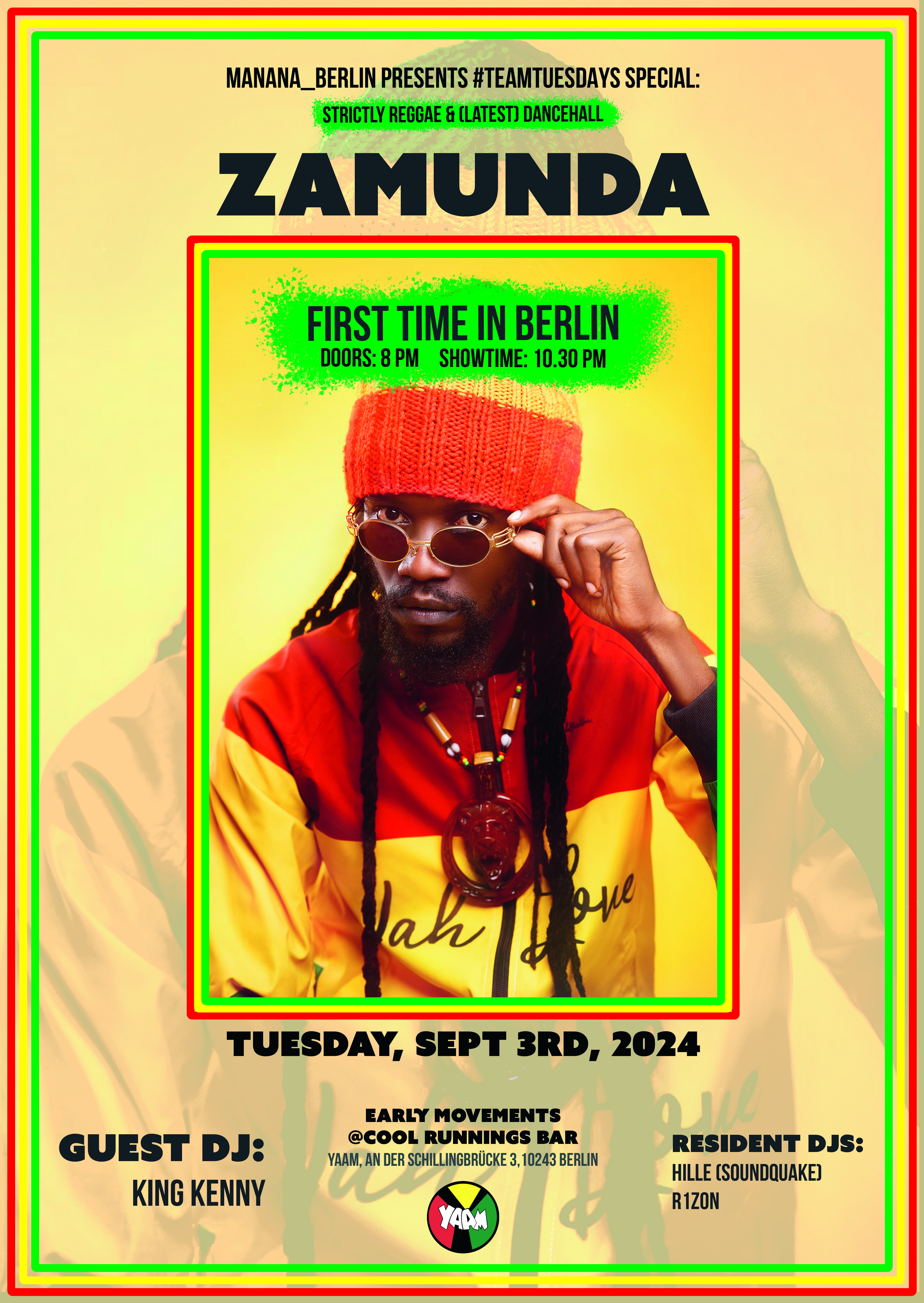 Veranstaltungsbild für Zamunda  "Jah Love Surround Me"