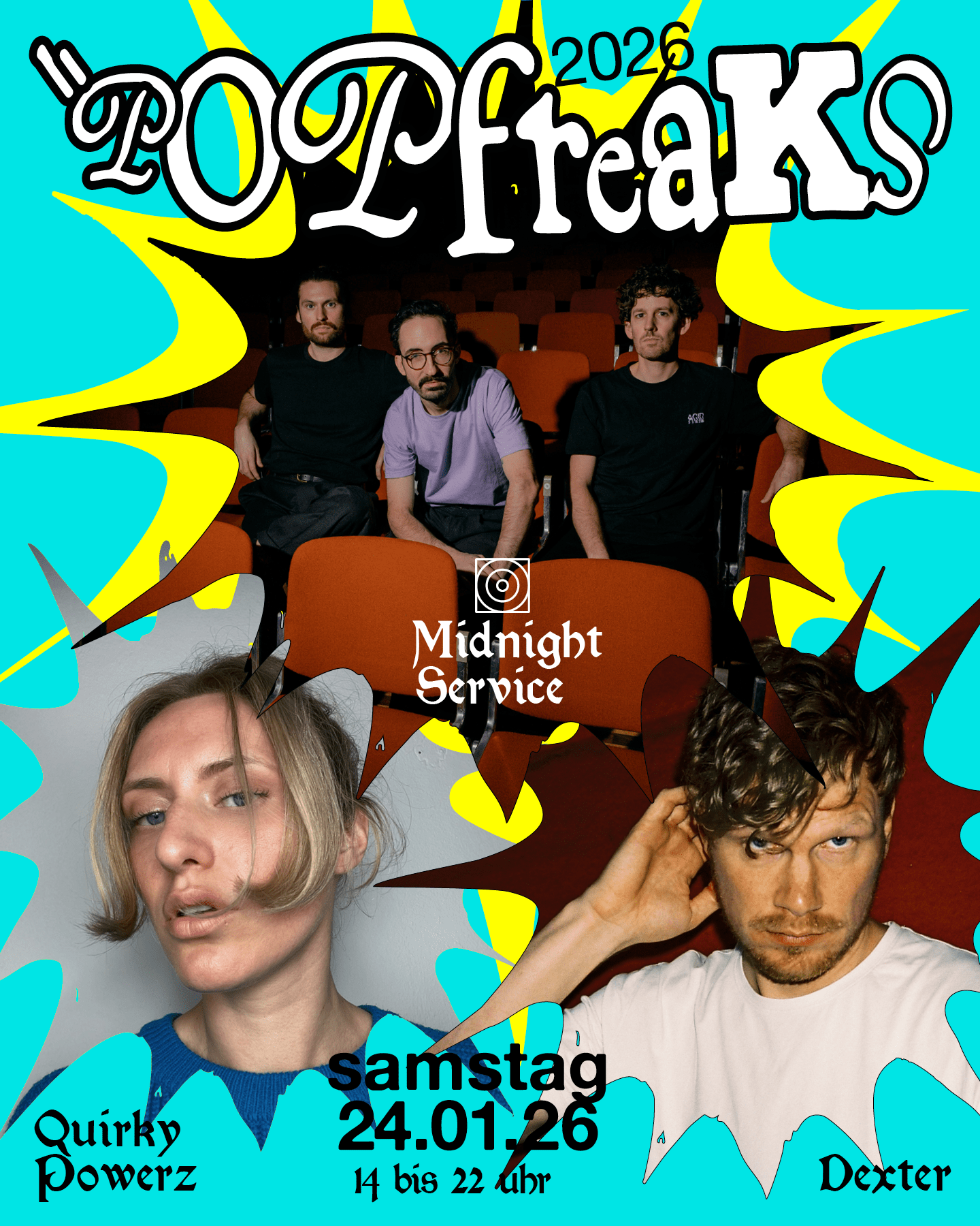 Veranstaltungsbild für POP FREAKS X Midnight Service