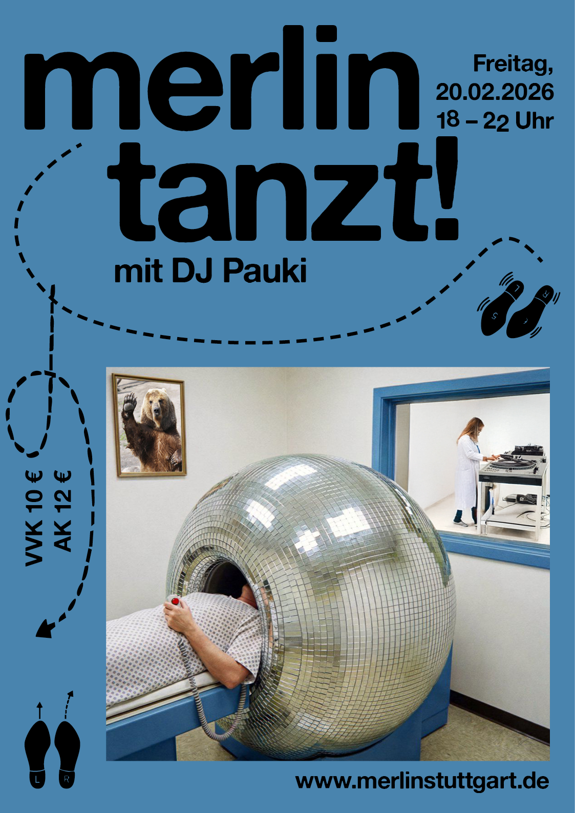 Veranstaltungsbild für Merlin tanzt: Disco!
