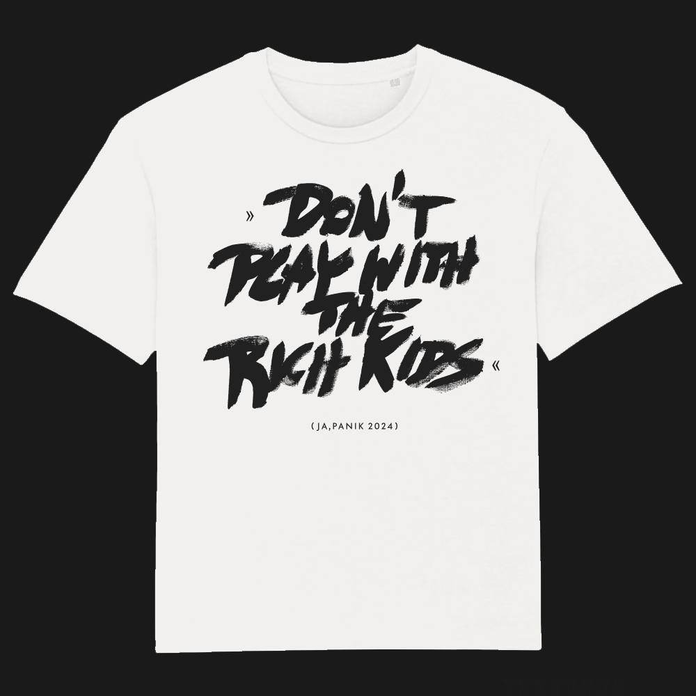 Produktbild für DON’T PLAY WITH THE RICH KIDS • T-Shirt (weiß)