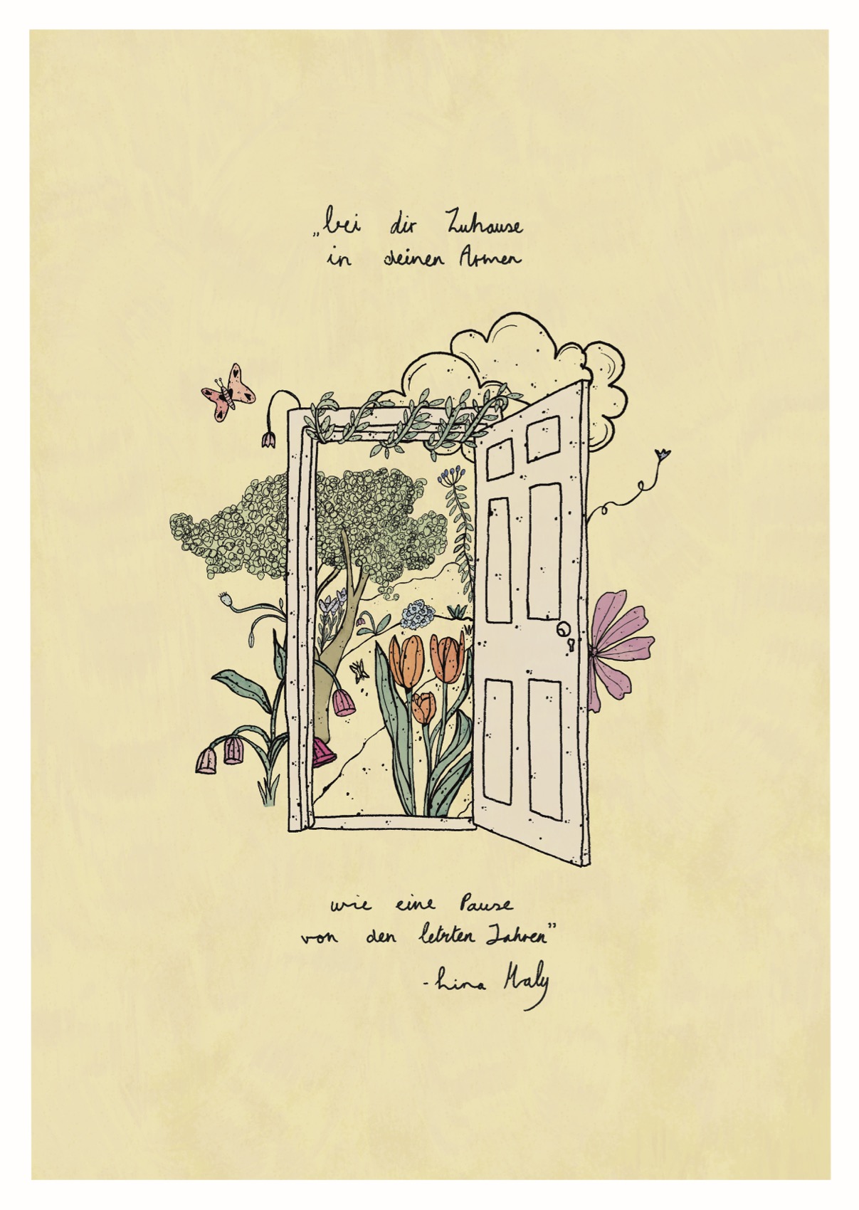 Hauptbild von Poster „Liebe vor der Tür“