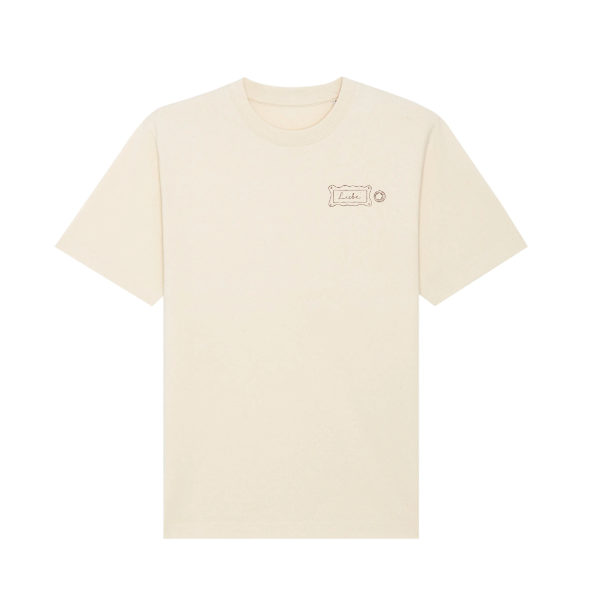 Produktbild für Shirt „Liebe vor der Tür“ front & back Druck