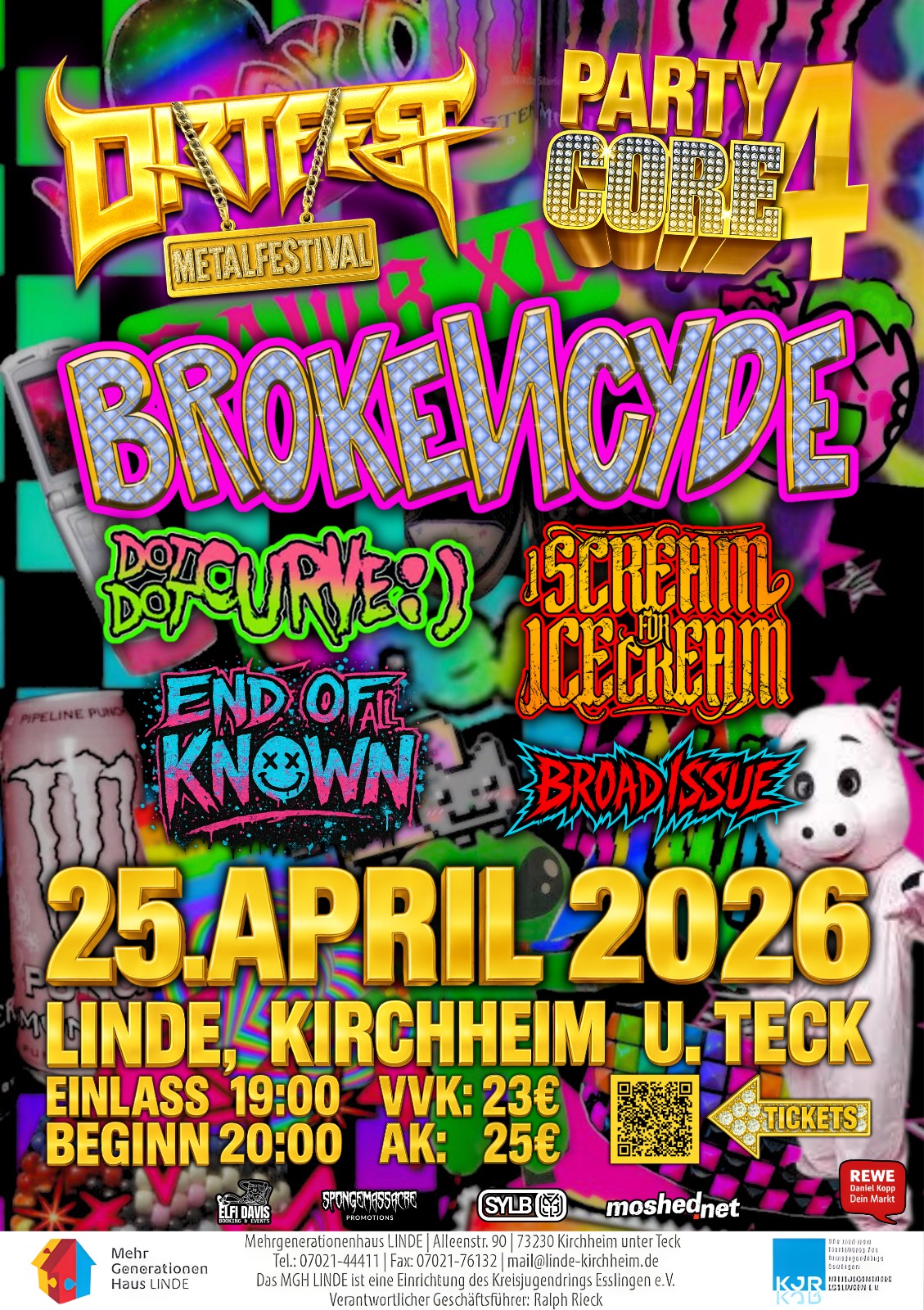 Veranstaltungsbild für Brokencyde + Dot Dot Curve + ISFIC +2