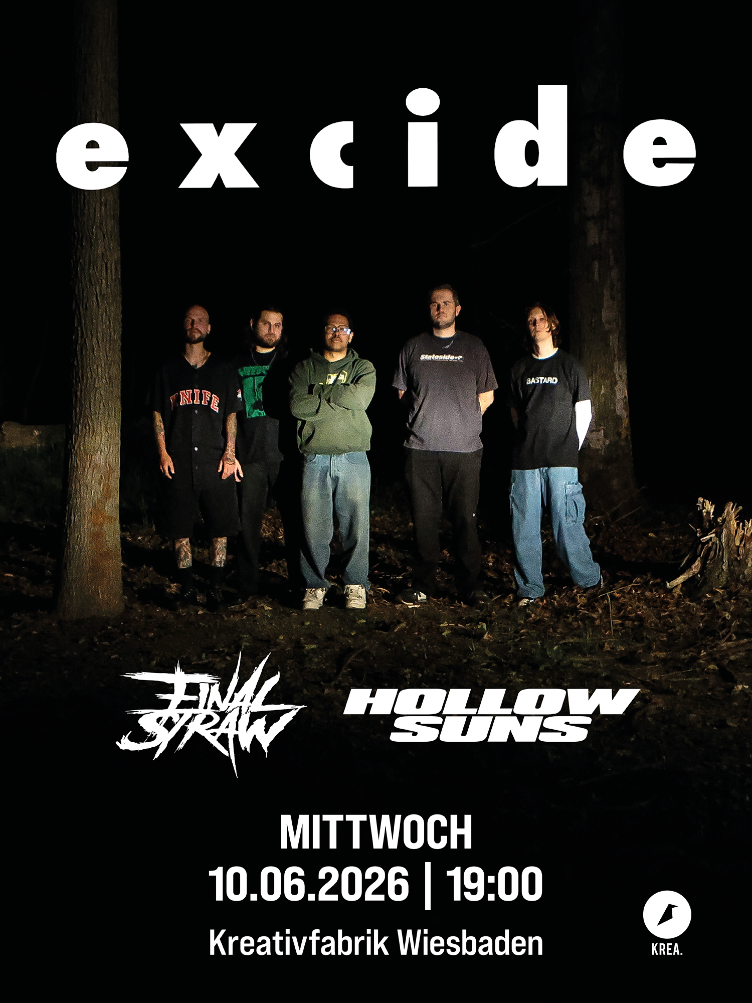 Veranstaltungsbild für Excide / Hollow Suns / Final Straw