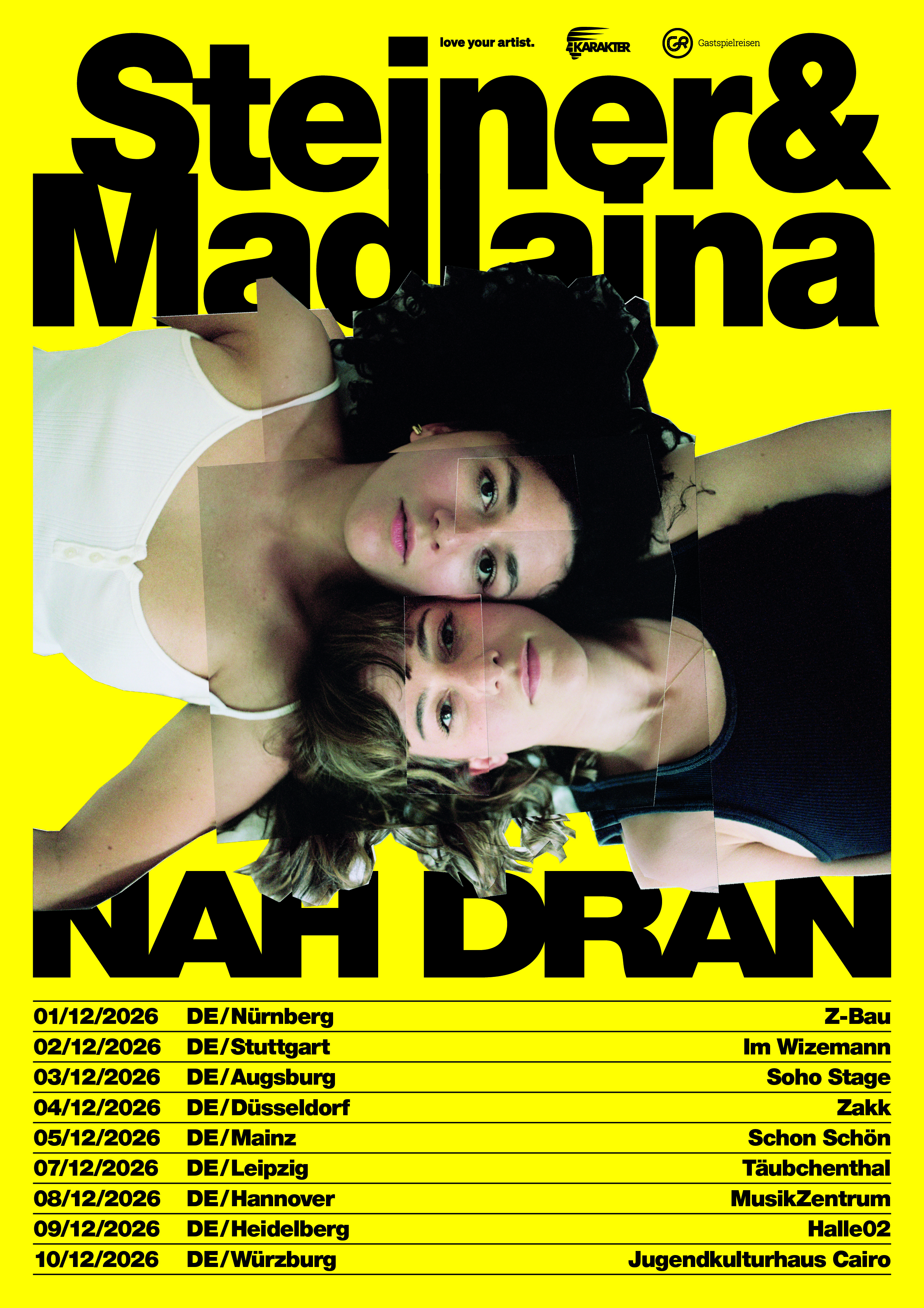 Veranstaltungsbild für Steiner & Madlaina | Nah Dran 2026