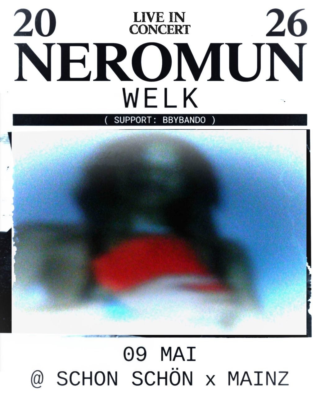 Veranstaltungsbild für NEROMUN - Welk | Support: BBYBANDO