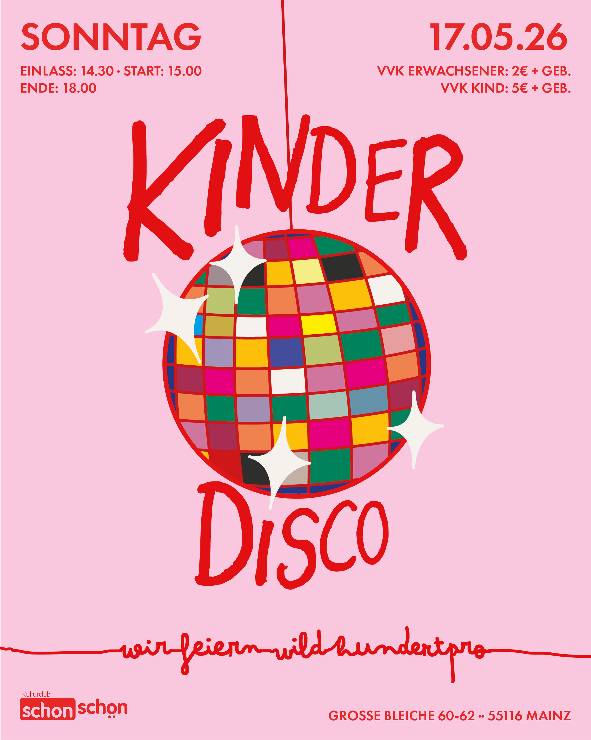 Veranstaltungsbild für Kinderdisco 