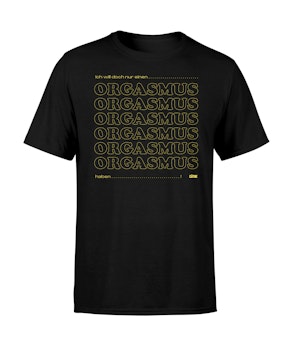 Cäthe - "Orgasmus" - Shirt [black]
